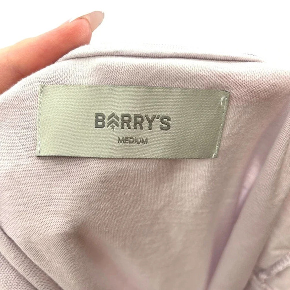 Barry's "What, Like It's Hard?" Graphic Muscle Tank Top Lilac Purple Size Medium - Picture 4 of 6